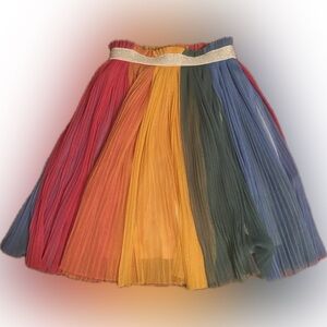 Hanna Andersson 3T/90 Rainbow Tulle Skirt